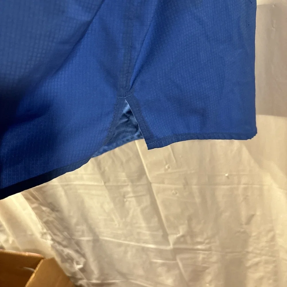 Columbia PFG Omni-Shade Fish Shirt Mens 3XL Blue Long Button Sleeve Button Down